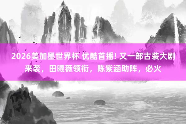 2026美加墨世界杯 优酷首播! 又一部古装大剧来袭，田曦薇领衔，陈紫涵助阵，必火