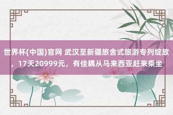 世界杯(中国)官网 武汉至新疆旅舍式旅游专列绽放，17天20999元，有佳耦从马来西亚赶来乘坐