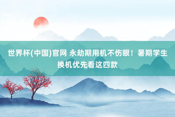 世界杯(中国)官网 永劫期用机不伤眼！暑期学生换机优先看这四款
